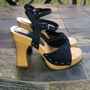 Vintage Y2K Chunky platform heels